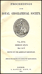 Proceedings of the Royal Geographical Society of London Cover Image